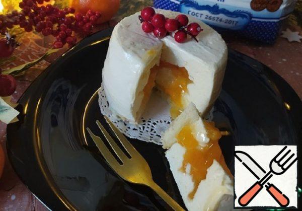 Cheesecake "Benedict" with Tangerine and Mango Recipe