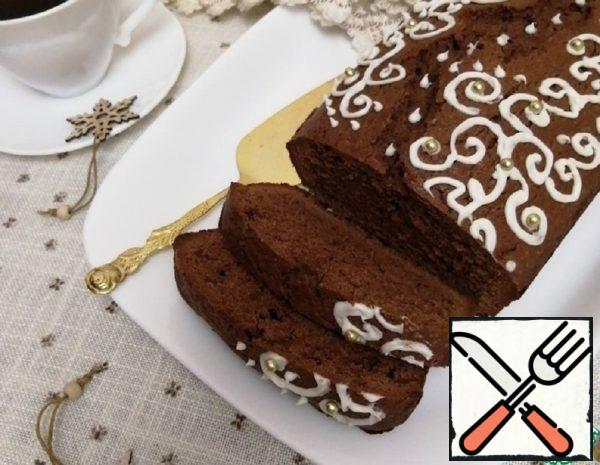 Chocolate and Coffee Cake "Winter" Recipe