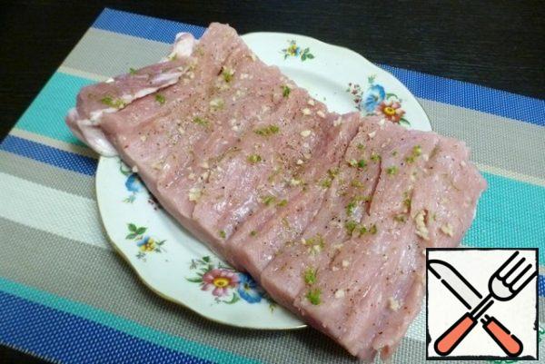 Sprinkle with lime zest and minced garlic.