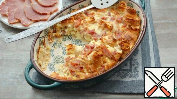 Cook for about 20-30 minutes at t=160-180°C. Be guided by your oven.