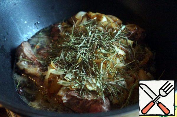 There is also pepper and rosemary (only leaves).