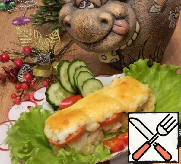 Fish under a Fur Coat with Cauliflower Recipe