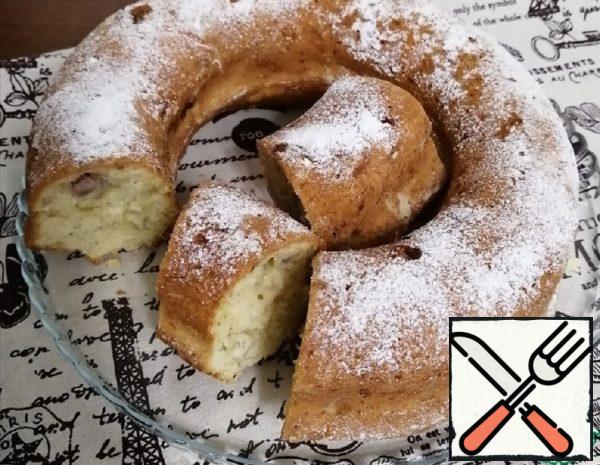 Banana Cake with Cardamom and Coconut Shavings Recipe