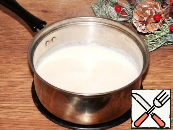 The resulting mixture, stirring, cook for 1 minute.