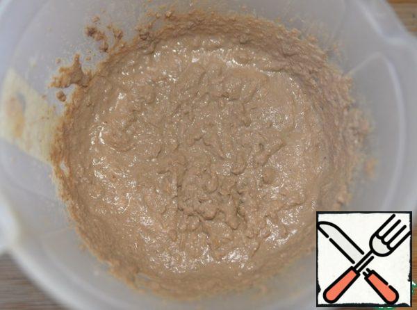 Punch with a blender into a tender, airy mass.
