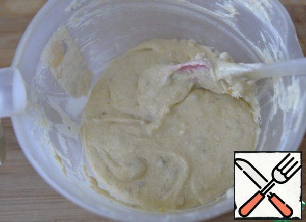 Mix with a spatula.