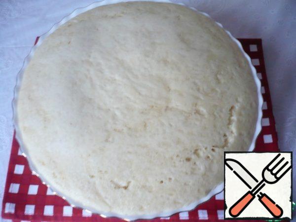 The dough came up.