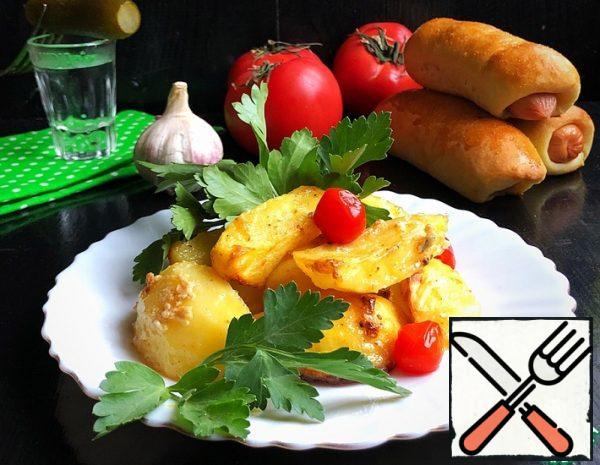 Baked Potatoes with Cottage Cheese Recipe