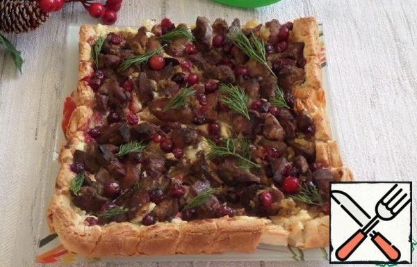 Open Pie with Liver and Cheese Recipe