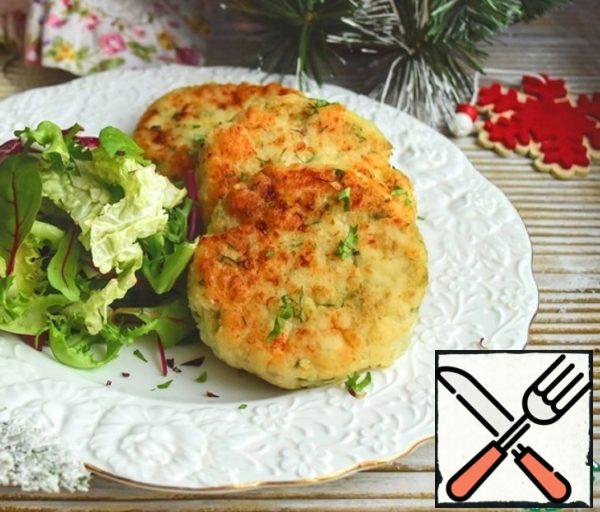 Fish Cutlets with Melted Cheese Recipe