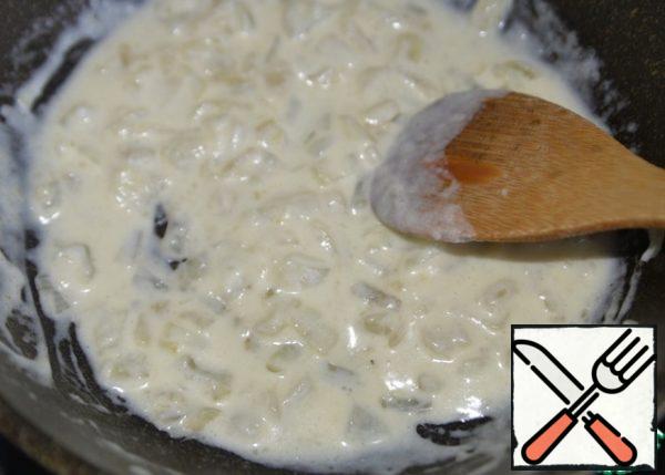 Stir until the cheese is completely dissolved. It should have a delicate creamy texture.