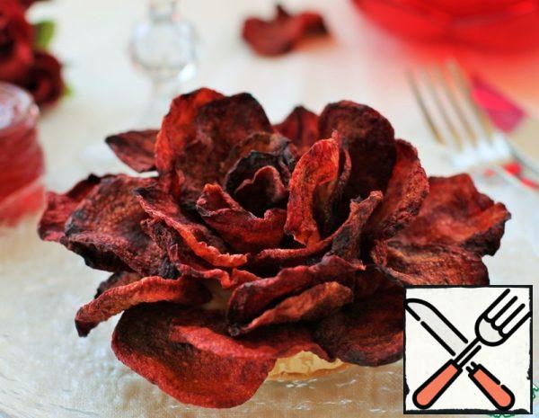 Rose of Beetroot Chips Recipe