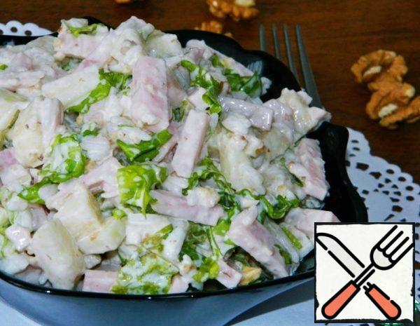 Salad with Pear and Ham Recipe