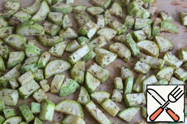 Cool the zucchini.