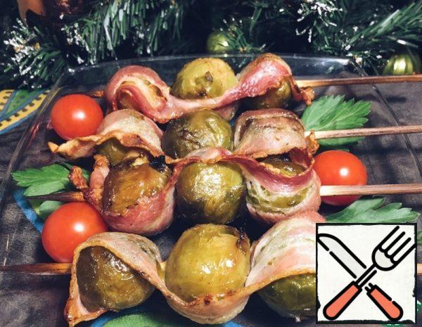Brussels Sprouts baked with Bacon Recipe