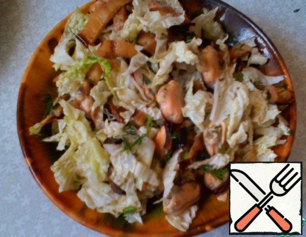 Salad with Mussels Recipe