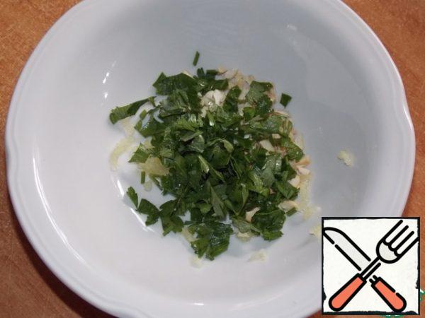 Add the chopped parsley.