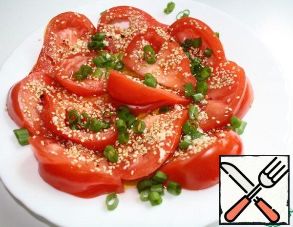Tomato Salad with Sesame Seeds Recipe