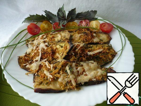 Serve them hot or cold, breaded eggplant is good in any form.