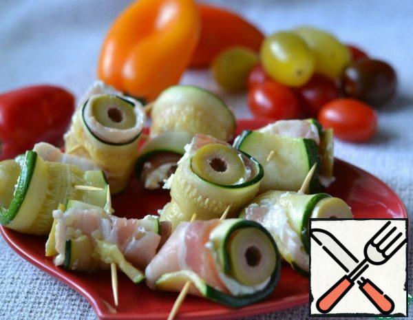 Rolls of Zucchini Recipe