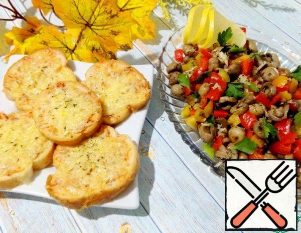 Croutons with Cheese and Garlic Recipe