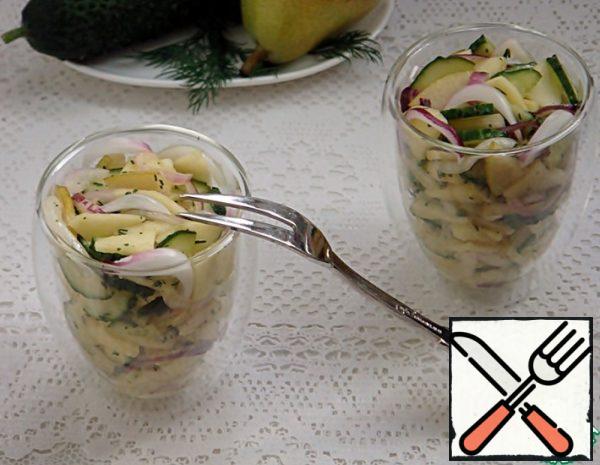 Savory Salad with Apples and Pears Recipe