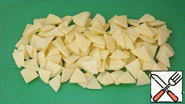 And peeled apples.