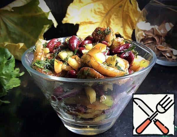 Bean Salad with Eggplant Recipe