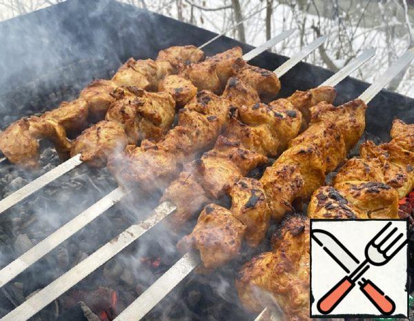 Chicken Skewers in the Marinade Express Recipe