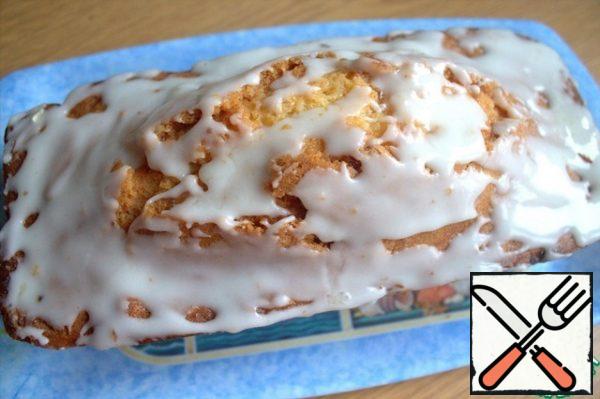 Rub to a mushy state, so that it is convenient to spread on the cake.