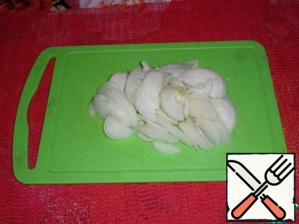 Cut the onion.