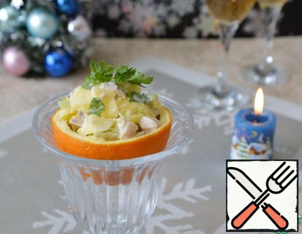Chicken Fillet Salad with Oranges Recipe