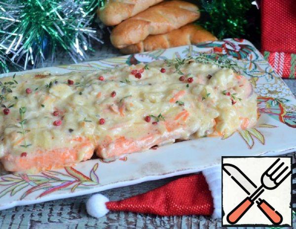 Trout in Cheese and Potato Sauce Recipe
