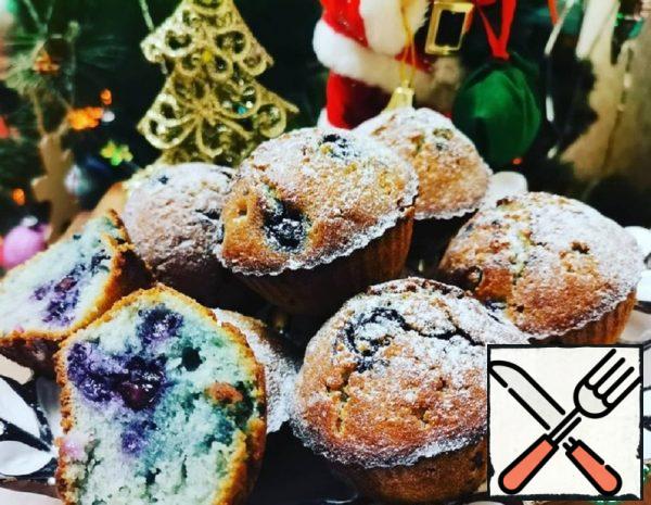 Blueberry Muffins with Rice Flour Recipe