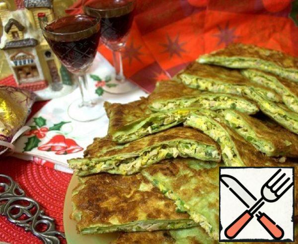 Pita Bread Snacks with Chicken Recipe