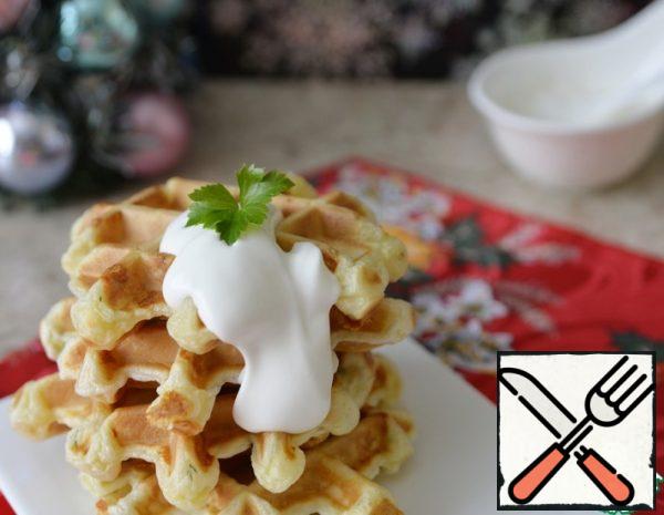 Cheese and Curd Waffles Recipe