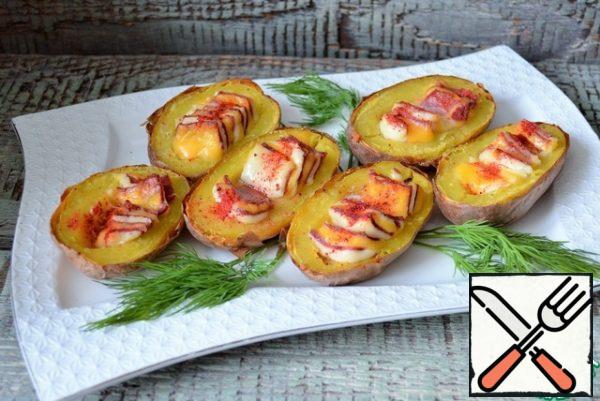Bake for 10 minutes, 200 degrees.