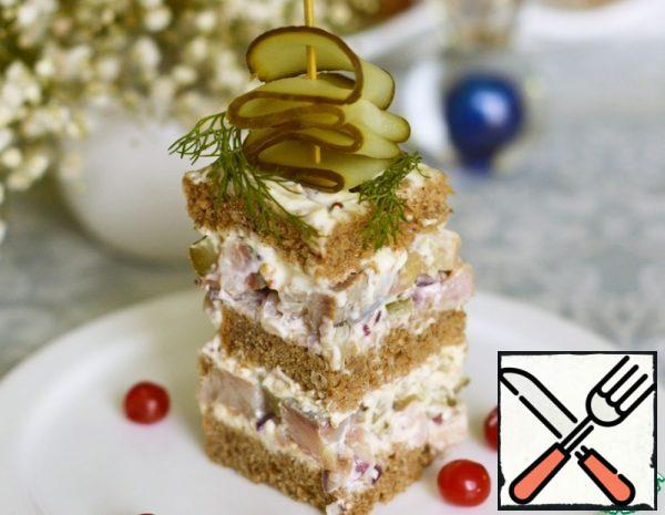 Snack Cake with Herring Recipe