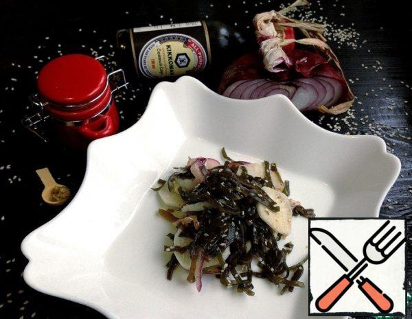 Salad with Daikon and Seaweed Recipe