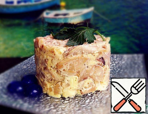 Salad with canned Squid Recipe