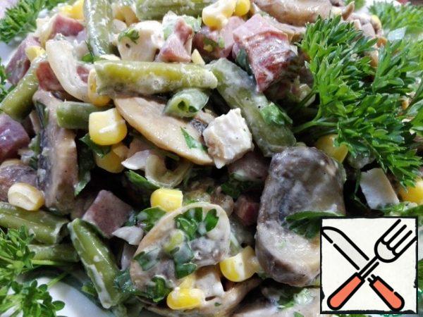 Let it stand in the refrigerator for half an hour and you can serve it on the table.
