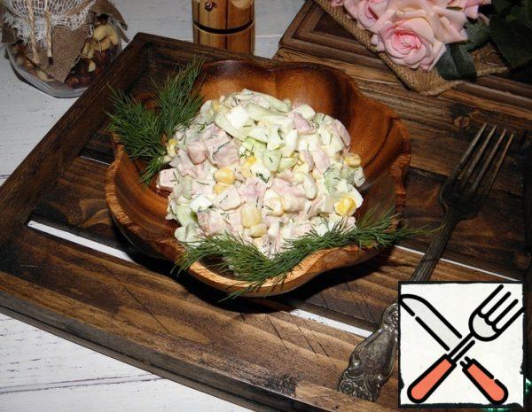 Salad with smoked Chicken Recipe