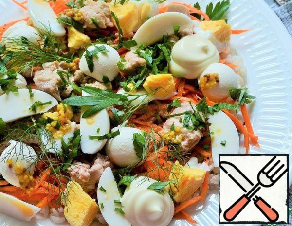 Salad with Cod Liver Recipe