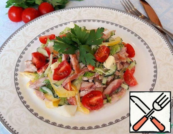 Salad with smoked Chicken Recipe