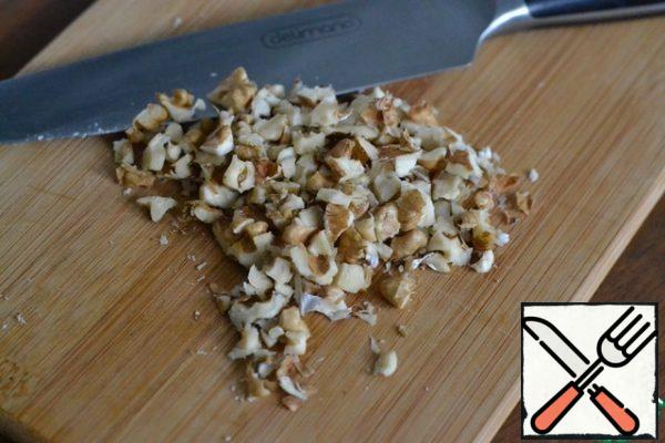 Add the chopped nuts and mix well.