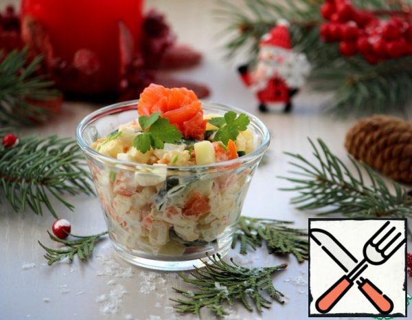 Salad with lightly salted Salmon Recipe