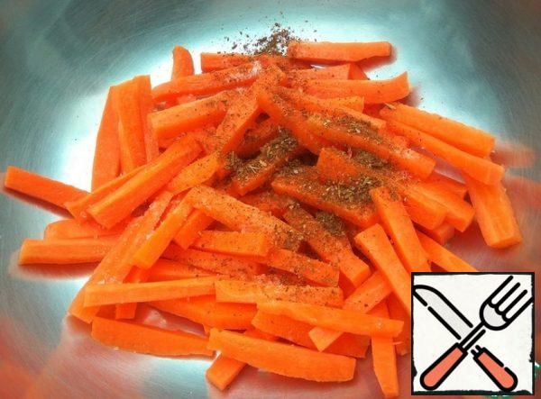 Add your favorite spices to taste. Mix well.