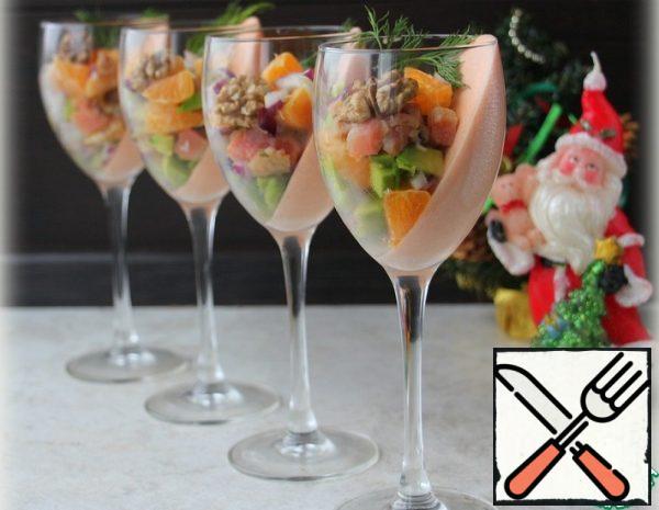 Fish Salad with Tomato and Cream Souffle Recipe