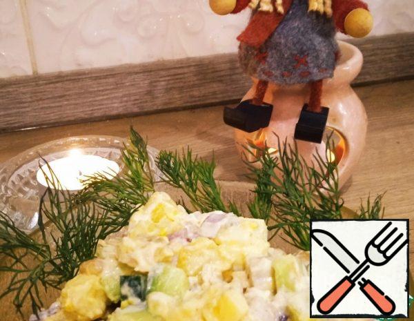 Salad with baked Pork Recipe