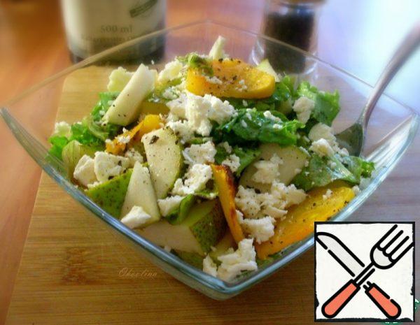 Salad with baked Pumpkin Recipe